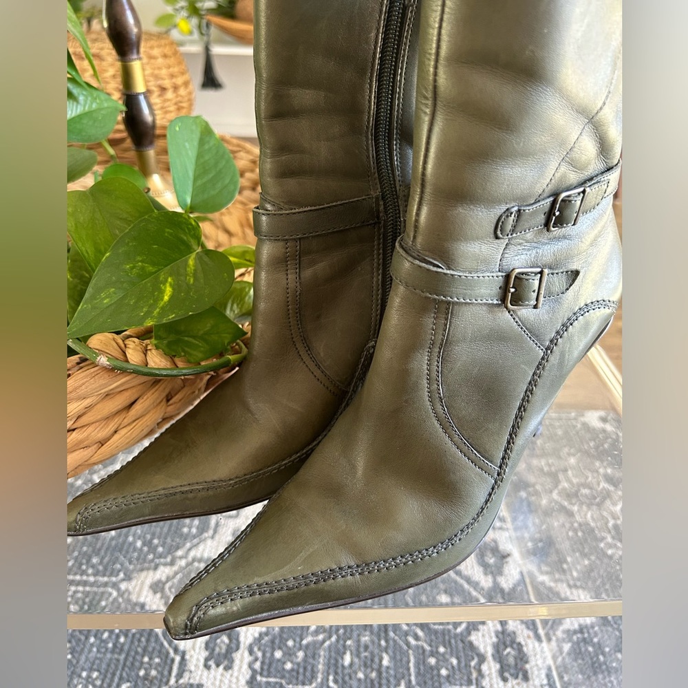 RSVP leather boots